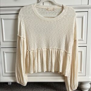 Altar’d State Off-White Top